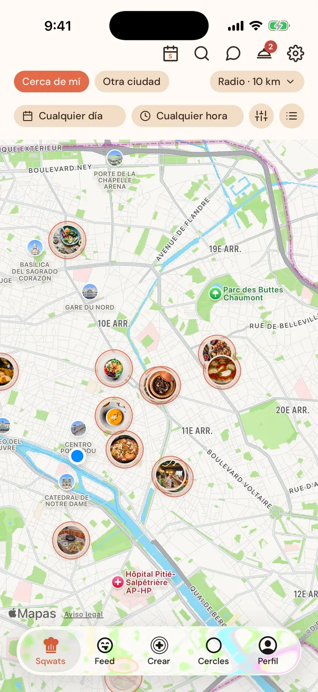 Una mesa te espera a la vuelta de la esquina.