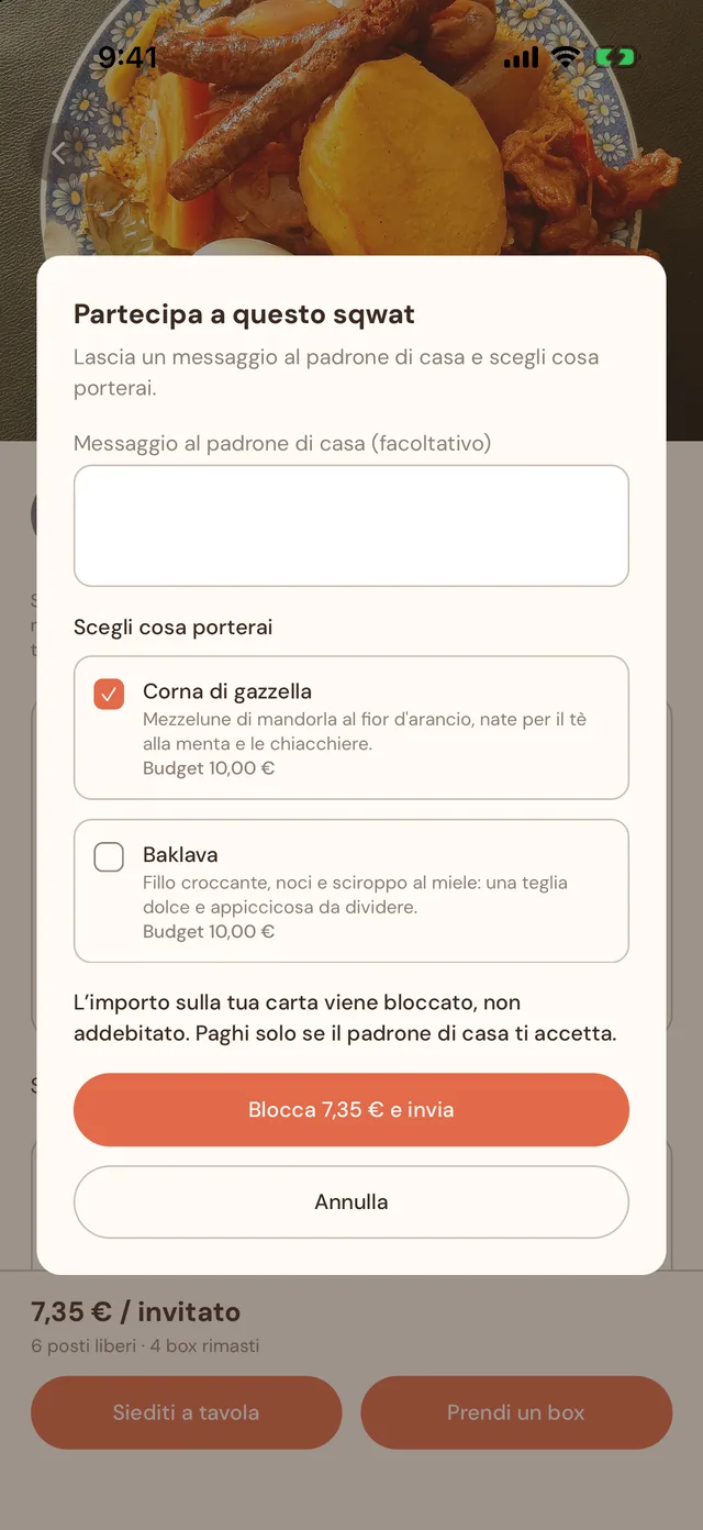 Piatti da portare
