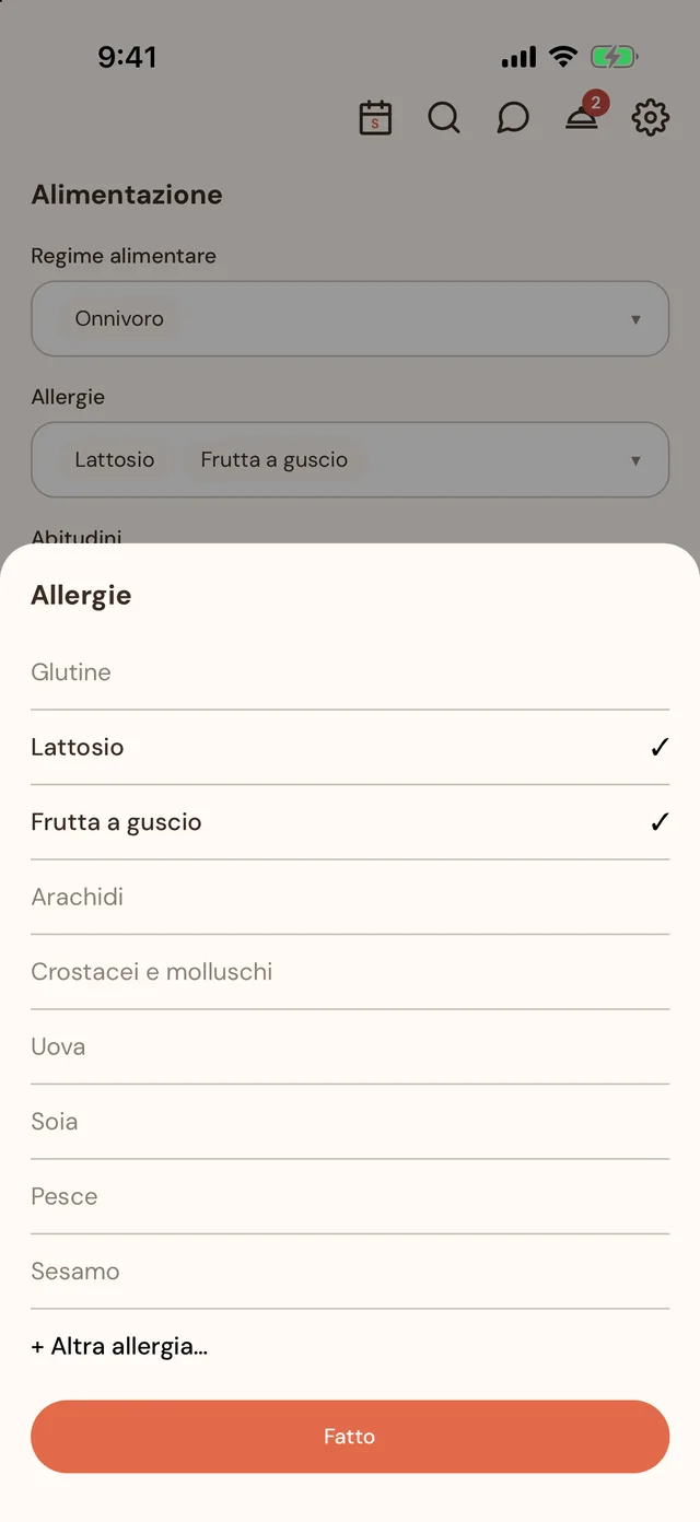 Diete e allergie